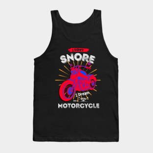 Motorcycle dream black Tank Top